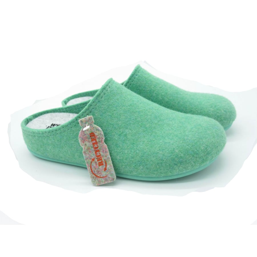 Image of Baiji Recycled Slipper (womens) - Mint Green
