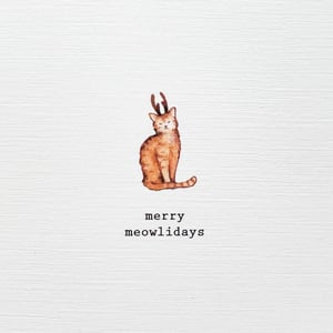 Image of Merry Meowlidays Holiday Card