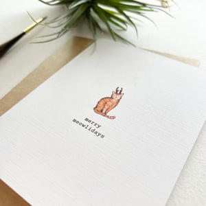 Image of Merry Meowlidays Holiday Card