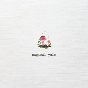 Image of Magical Yule Holiday Card