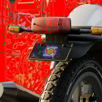 Image 3 of THE WEATHER IS HAPPENING MINI LICENSE PLATE