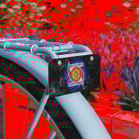 Image 2 of THE WEATHER IS HAPPENING MINI LICENSE PLATE