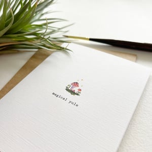 Image of Magical Yule Holiday Card