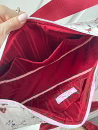 Image 5 of Cotton Floral Quilt Shoulder Bag