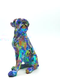 Image 3 of Colorful Graffiti Male Boxer Figure