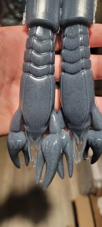 Image 2 of Boston Anglers “BLACK ONYX” Silicone Craws