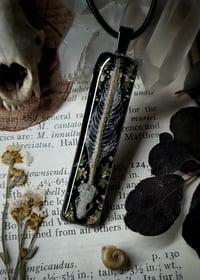 Image 5 of Skink Skeleton and Floral Pendant