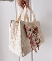 Image 2 of Upcycled Bombay Raw Silk Mini Handbag 