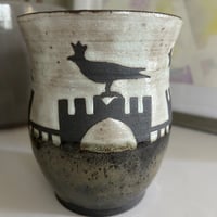 Image 1 of Little Wonky Venetian Birdie Vase