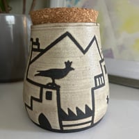 Image 1 of Handmade Stoneware Canister: Embarcadero