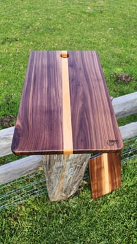 Image 1 of  American Walnut & Rock Maple Chopping Board-129