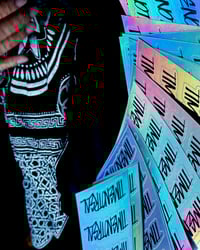 Image 3 of TIMENOTREAL holographic sticker sheet