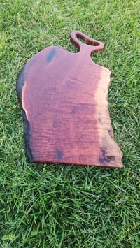 Image 2 of Hooked Needle wood Charcuterie Board -124