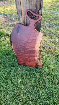 Image 1 of Hooked Needle wood Charcuterie Board -124