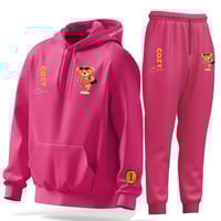 Image 3 of Cozy Bear Ladies Hoodie and Jogger Set