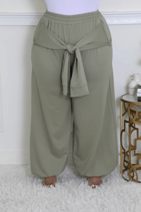 Image 1 of Olive Tied Up Joggers 