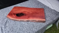 Image 4 of Jarrah natural edge Chopping board -098