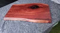 Image 1 of Jarrah natural edge Chopping board -098