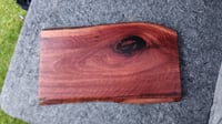Image 2 of Jarrah natural edge Chopping board -098
