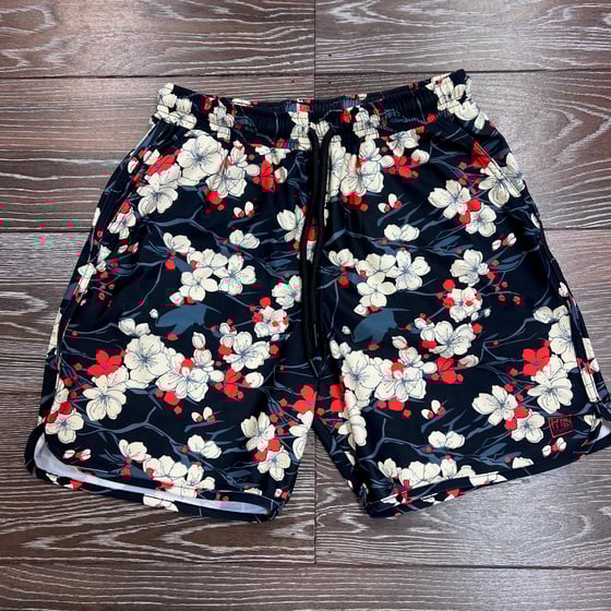 Image of KURO SAKURA SHORTS BLK