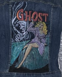 Image 1 of Hand painted denim jacket