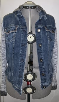 Image 4 of Hand painted denim jacket