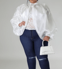 Image 2 of The Pure Edge Two-Piece Top White