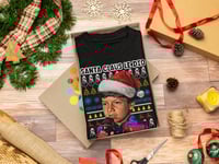 Image 3 of Santa Claus Le Dio Un Beso a Mama Holiday Short-Sleeve T-Shirt