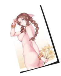 Aerith (FF7) Lewd Poster