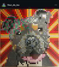 Image 1 of Custom Lego Pet Portrait