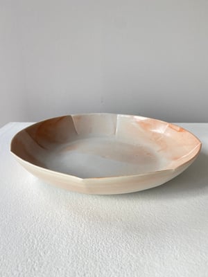 1 x Poppy Pasta bowl Shino porcelian 
