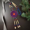Beaded Medallion Necklace (Star)