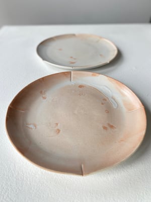 1 x Poppy Side Plate - Shino porcelain