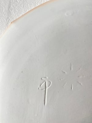  1 x Poppy Side Plate - Shino porcelain