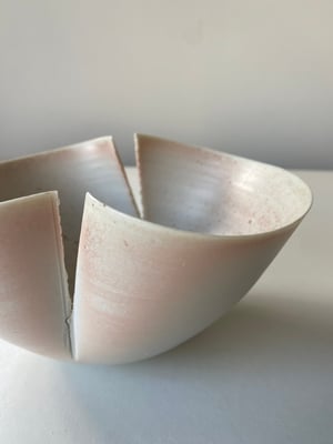 Ceremonial Vessel, wood fired, hand thrown porcelain 18cm x 9.5cm high
