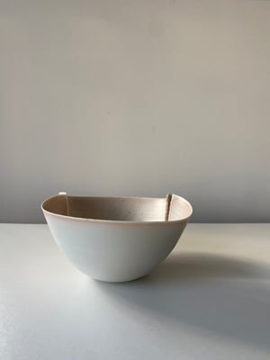 Ceremonial Vessel, wood fired, hand thrown porcelain  18cm x 9.5cm high