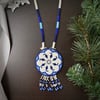 Beaded Medallion Necklace (Water)