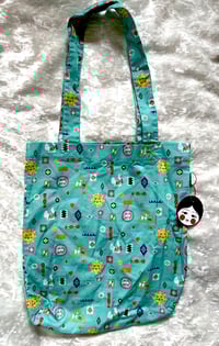 Image 3 of Full Fabric Cotton Handmade Tote Bag - Various Designs