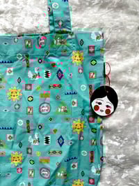 Image 4 of Full Fabric Cotton Handmade Tote Bag - Various Designs