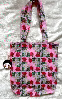Image 7 of Full Fabric Cotton Handmade Tote Bag - Various Designs