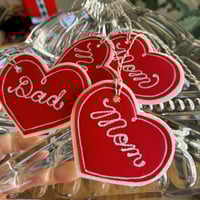Image 2 of Mom Heart Chainstitched Gift Tags 