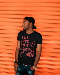 T shirt ACAB noir rouge face