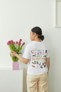 T shirt ACAB blanc couleur dos