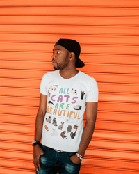 T shirt ACAB blanc couleur face