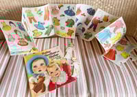 Image 1 of Vintage Cute Baby Brother and Sister Paper Dolls