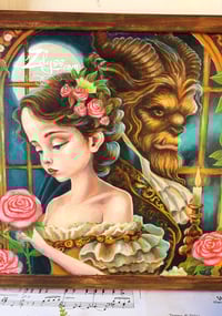Image 3 of ‘Beauty & the Beast’ - Acrylics painting