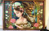 Image 1 of ‘Beauty & the Beast’ - Acrylics painting