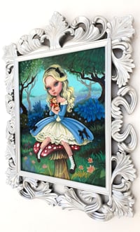 Image 2 of ‘Alice in Wonderland’ – Acrylics on panel  (19.47×15.4”/50x39cm)