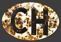 Magnetic Switzerland 'CH' Badge, Standard 180x120mm 