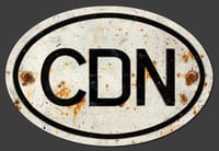 Magnetic Canada 'CDN' Badge, Standard 180x120mm 